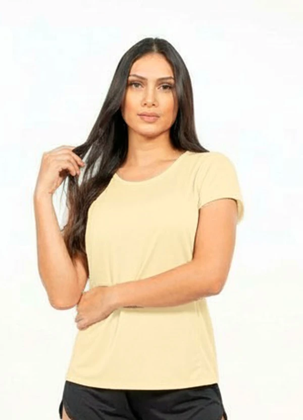 Cobertura - Blusa com Recorte Feminina Bege