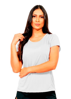 Cobertura - Blusa com Recorte Feminina Branco - COBERTURA