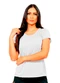 Cobertura - Blusa com Recorte Feminina Branco - variação: Branco