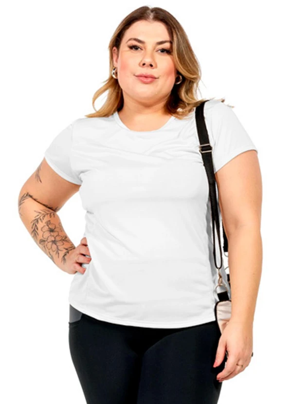 Cobertura - Blusa com Recorte Feminina Branco 1