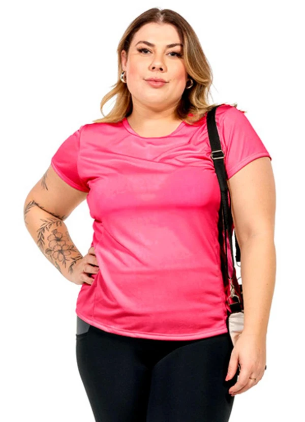 Cobertura - Blusa com Recorte Feminina Rosa 