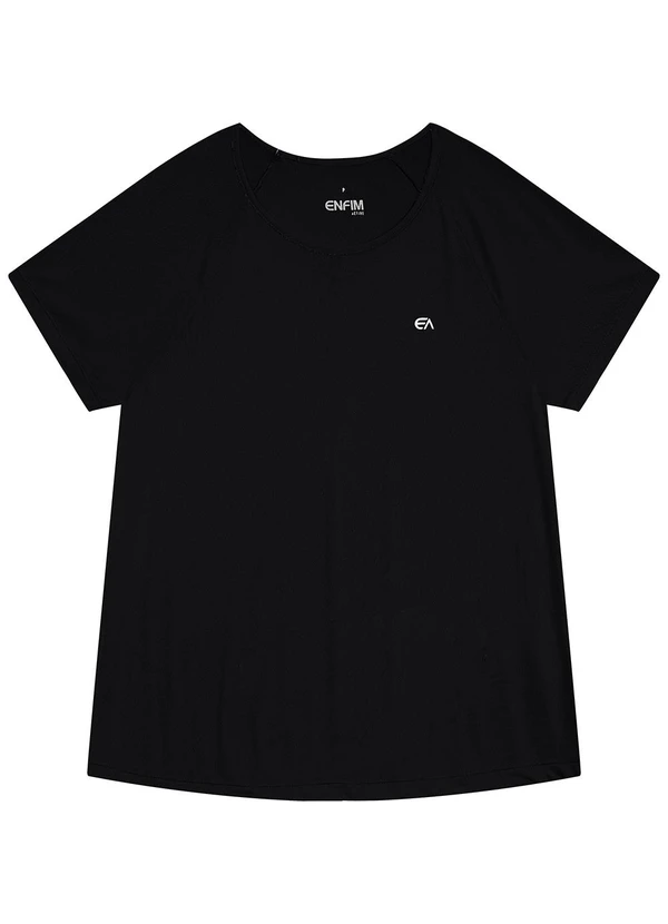 Enfim - Blusa Creponada com Refletivo Active Preto 3