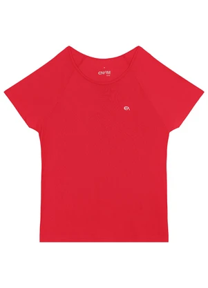 Enfim - Blusa Creponada com Refletivo Active Vermelho - ENFIM