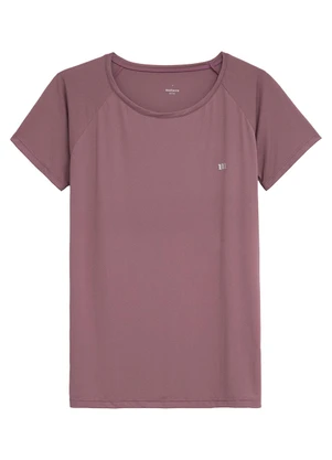 Malwee - Blusa Creponada Dry Active Malva - MALWEE