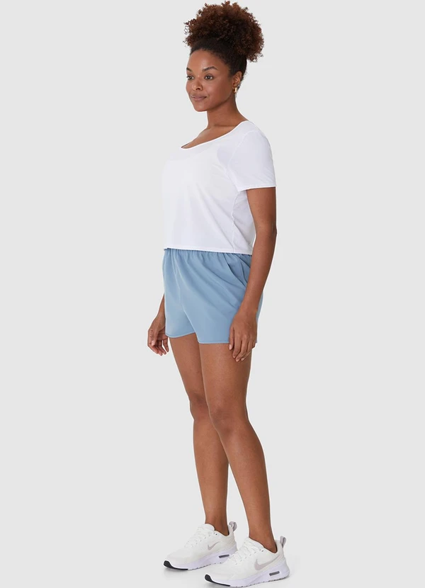 Malwee - Blusa Cropped Microfuros Dry Branco 3