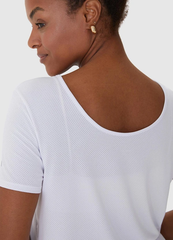 Malwee - Blusa Cropped Microfuros Dry Branco 6