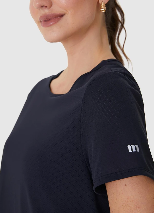 Malwee - Blusa Cropped Microfuros Dry Preto 4