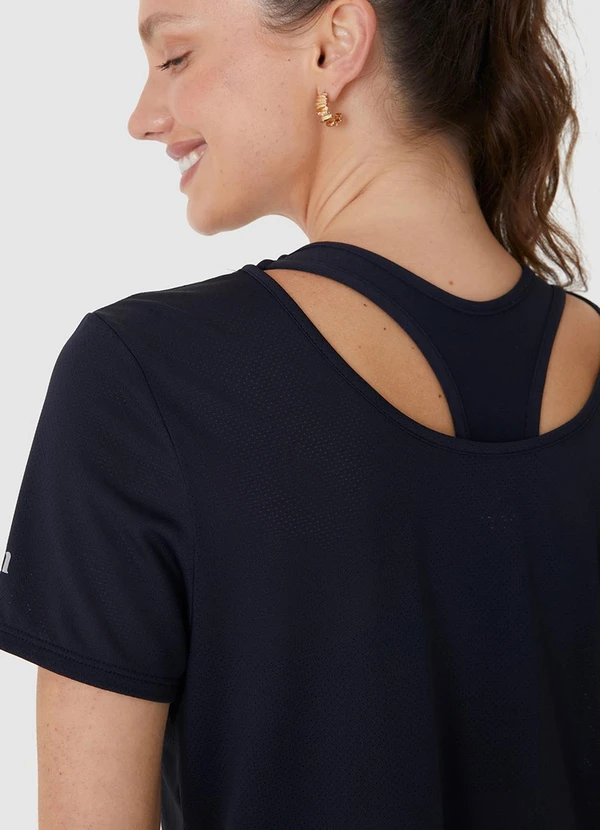 Malwee - Blusa Cropped Microfuros Dry Preto 5