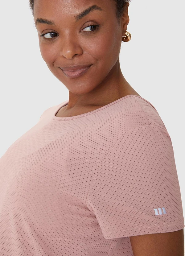 Malwee - Blusa Cropped Microfuros Dry Rosa Claro 4