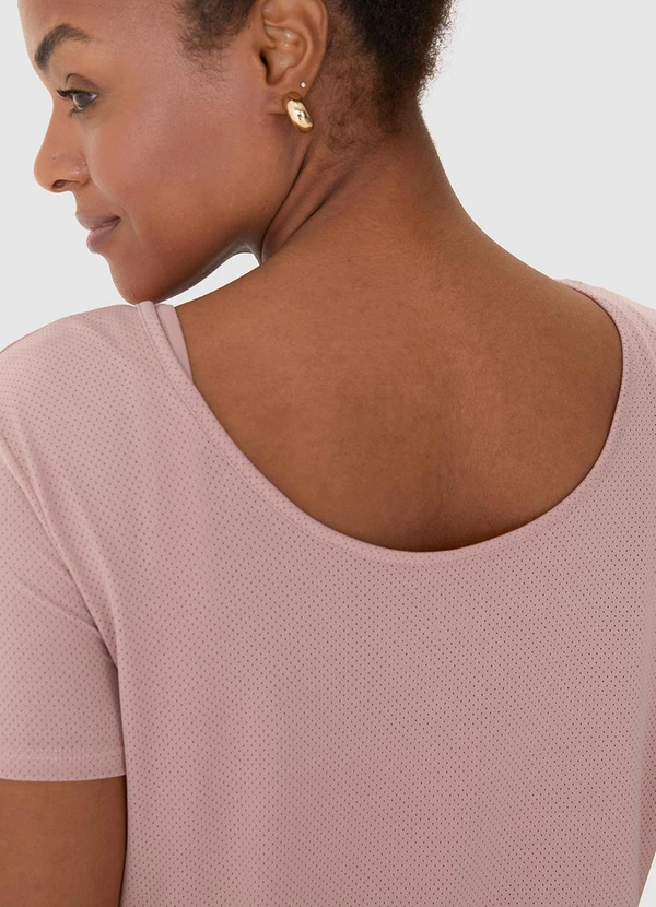 Malwee - Blusa Cropped Microfuros Dry Rosa Claro 5