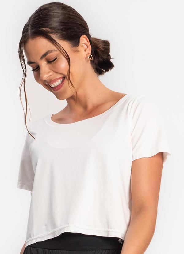 Rovitex - Blusa de Academia Feminina Branco
