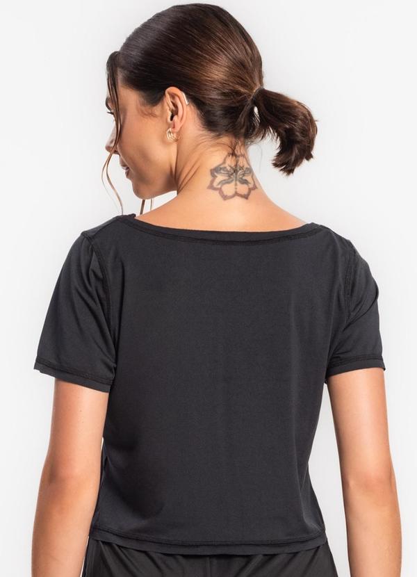 Rovitex - Blusa de Academia Feminina Preto 2