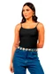 Cobertura - Blusa de Alça Feminina Preto - variação: Preto
