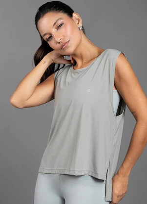 Everfit - Blusa Dry Fit Prata - EVERFIT