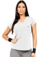 Cobertura - Blusa Feminina Feminina Marrom - variação: Branco
