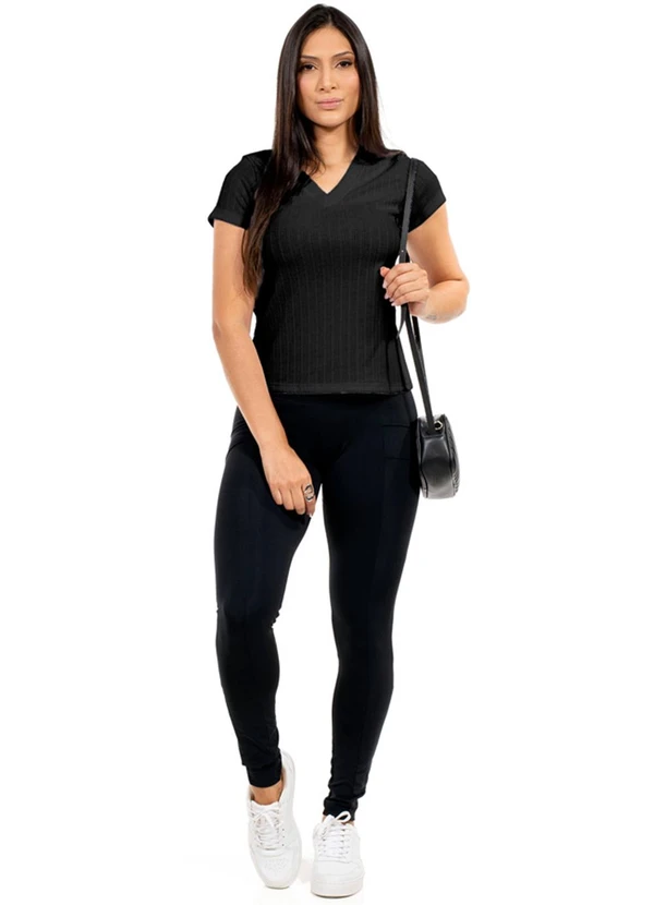 Cobertura - Blusa Feminina Feminina Preto 2