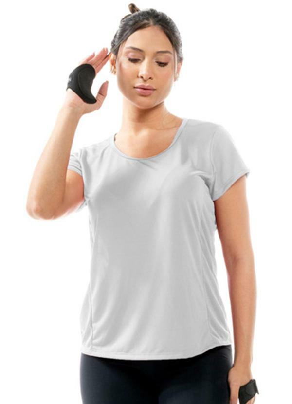 Cobertura - Blusa Feminina Fitness Branco