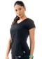 Cobertura - Blusa Feminina Fitness Rosa - variação: Preto