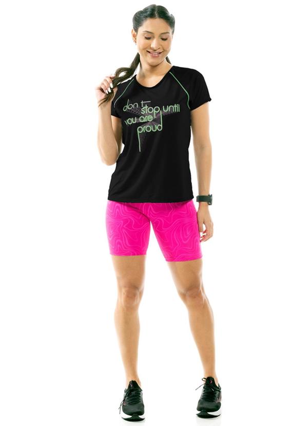 Cobertura - Blusa Feminina Fitness Preto 2