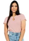 Cobertura - Blusa Feminina Fitness Preto - variação: Rosa