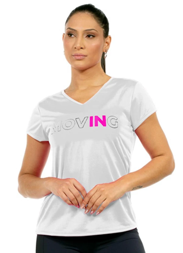 Cobertura - Blusa Fitness Feminina Branco