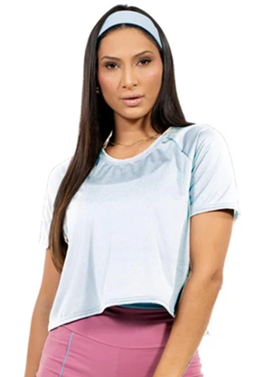 Cobertura - Blusa Fitness Feminina Branco - COBERTURA