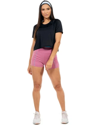 Cobertura - Blusa Fitness Feminina Preto - COBERTURA