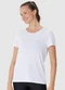Malwee - Blusa Malha Dry Active Rosa Escuro - variação: Branco