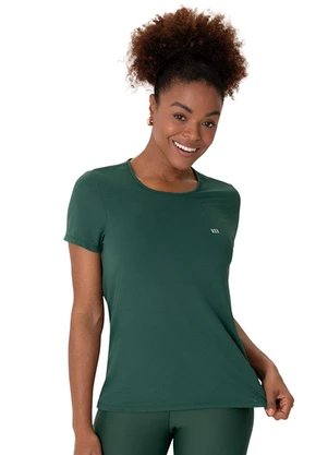 Malwee - Blusa Malha Dry Active Verde Petróleo - MALWEE