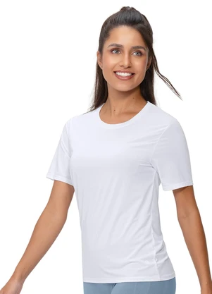 Zee Rucci - Blusa Manga Curta Proteção Uv Branco - ZEE RUCCI