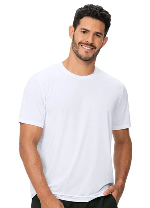 Zee Rucci - Blusa Manga Curta Proteção Uv Branco - ZEE RUCCI