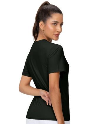 Zee Rucci - Blusa Manga Curta Proteção Uv Preto - ZEE RUCCI