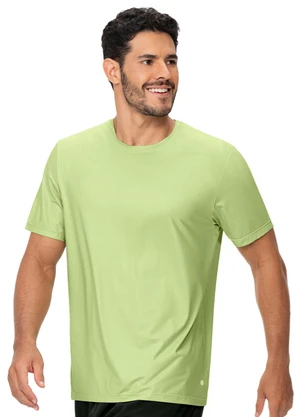 Zee Rucci - Blusa Manga Curta Proteção Uv Verde Lima - ZEE RUCCI