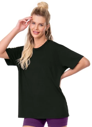 Zee Rucci - Blusa Meia Manga Genderless Unissex Preto - ZEE RUCCI