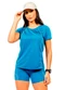 Cobertura - Blusa Pontilhada Feminina Preto - variação: Azul