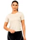 Cobertura - Blusa Pontilhada Feminina Preto - variação: Bege
