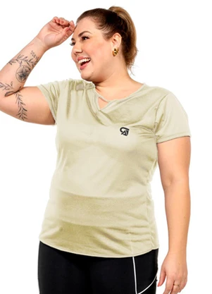 Cobertura - Blusa Pontilhada Feminina Bege - COBERTURA