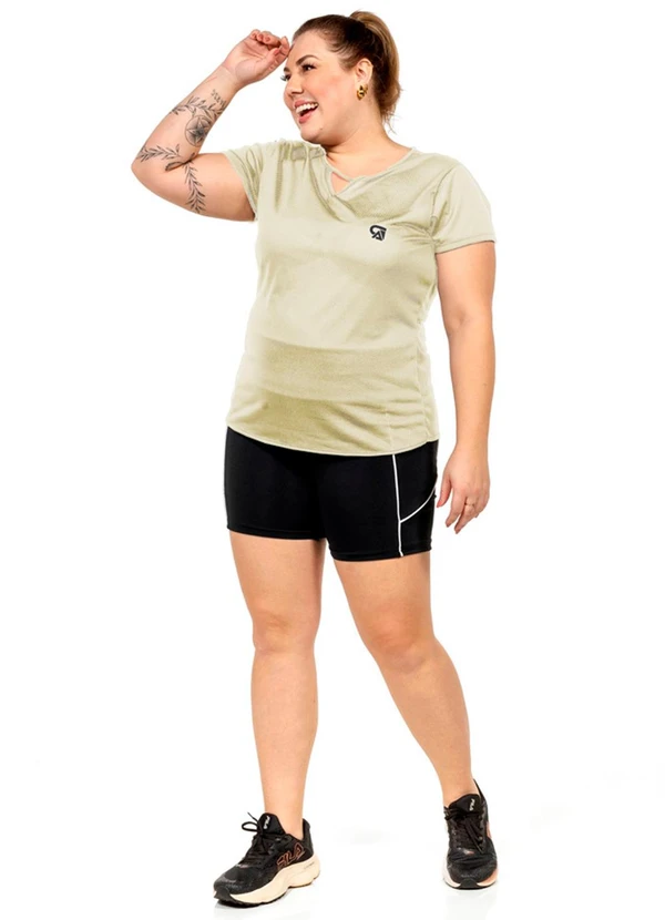 Cobertura - Blusa Pontilhada Feminina Bege 2