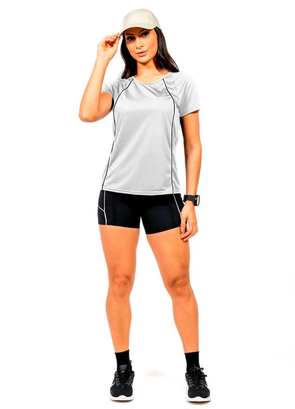 Cobertura - Blusa Pontilhada Feminina Branco 2