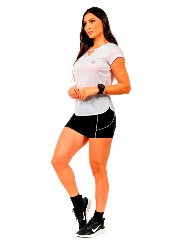 Cobertura - Blusa Pontilhada Feminina Branco 2