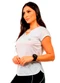 Cobertura - Blusa Pontilhada Feminina Preto - variação: Branco