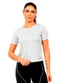 Cobertura - Blusa Pontilhada Feminina Preto - variação: Branco