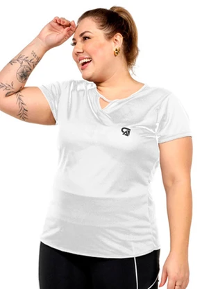 Cobertura - Blusa Pontilhada Feminina Branco - COBERTURA