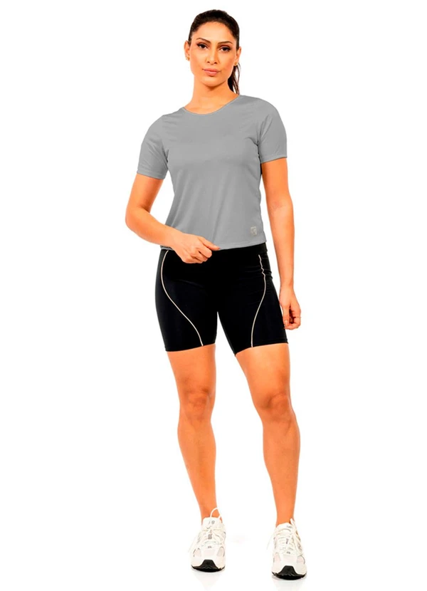 Cobertura - Blusa Pontilhada Feminina Cinza 2