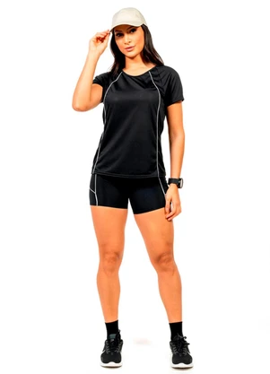 Cobertura - Blusa Pontilhada Feminina Preto - COBERTURA