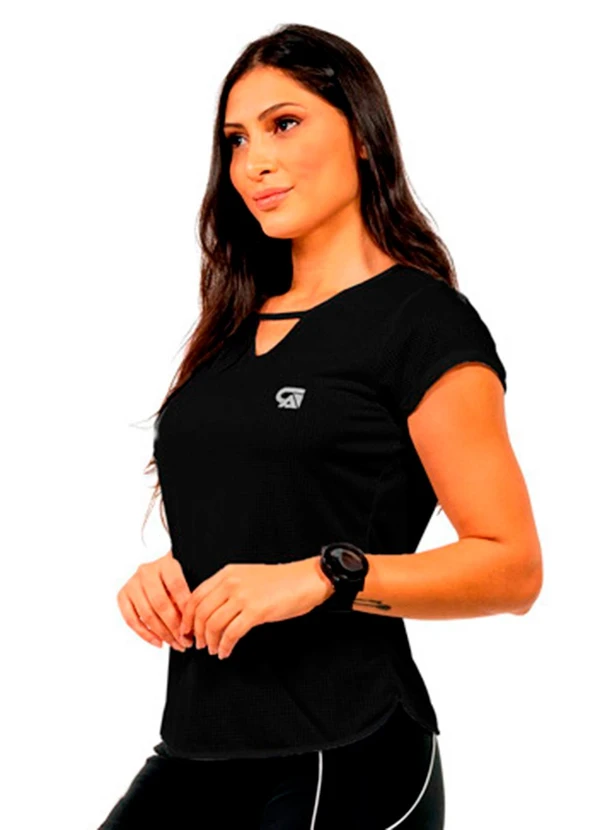 Cobertura - Blusa Pontilhada Feminina Preto