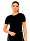 Cobertura - Blusa Pontilhada Feminina Preto - variação: Preto
