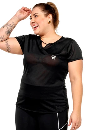 Cobertura - Blusa Pontilhada Feminina Preto - COBERTURA