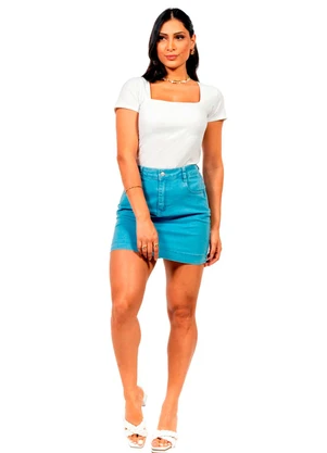 Cobertura - Blusa Ribana Feminina Branco - COBERTURA