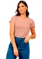 Cobertura - Blusa Ribana Feminina Preto - variação: Marrom